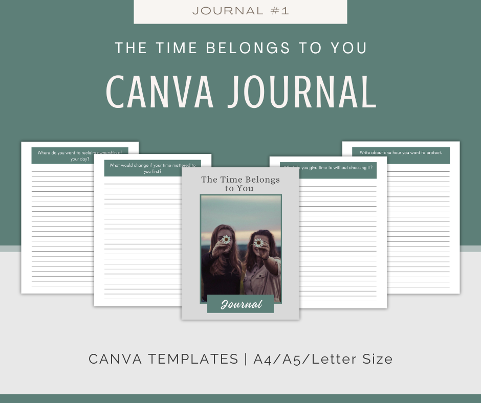 Women Reclaiming Their Time Journal Collection | 10 Journals