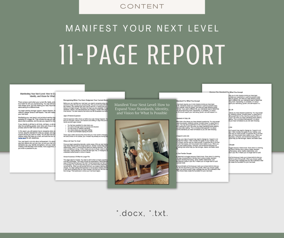 Manifest Your Next Level | Content & Journal Bundle