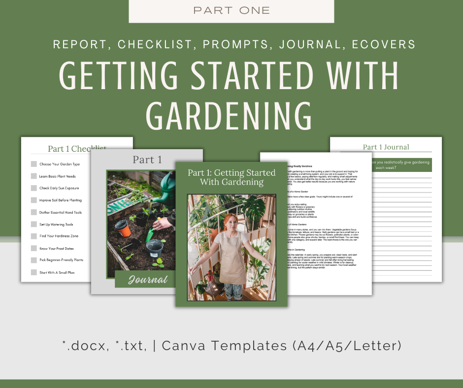 4-Part eCourse: Gardening For Beginners