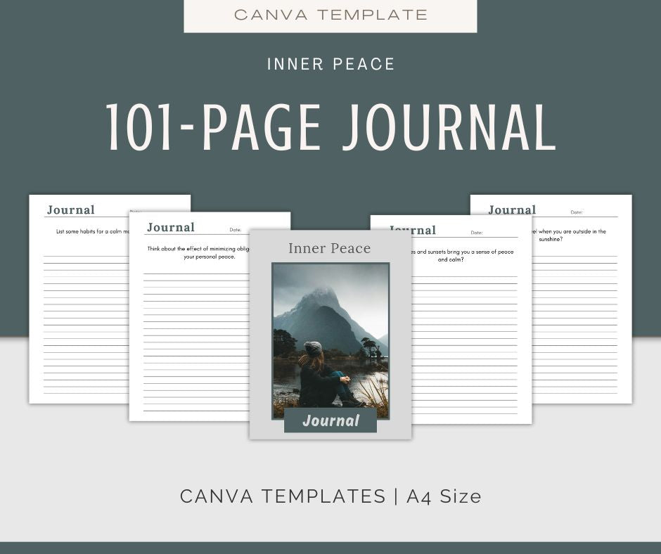 Inner Peace Journal & Prompts Bundle