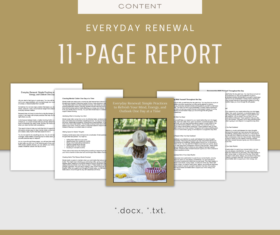 Everyday Renewal | Content & Journal Bundle