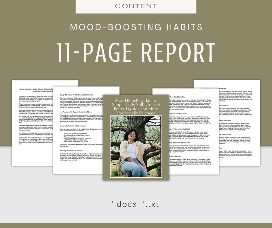 Mood-Boosting Habits | Report & Articles Bundle