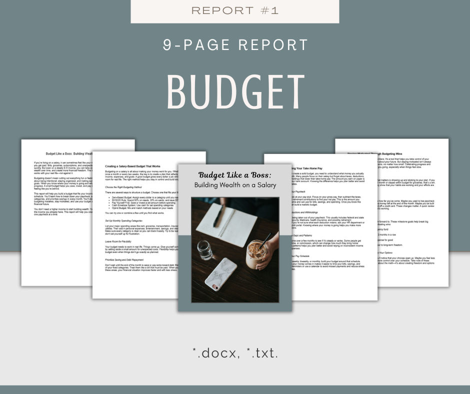 Building Wealth While Working 9-5 | 5 Report Bundle