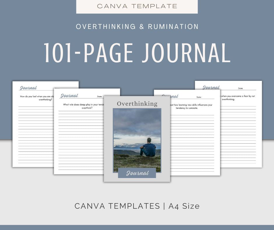 Overthinking and Rumination | Journal & Affirmations Bundle – Happy ...