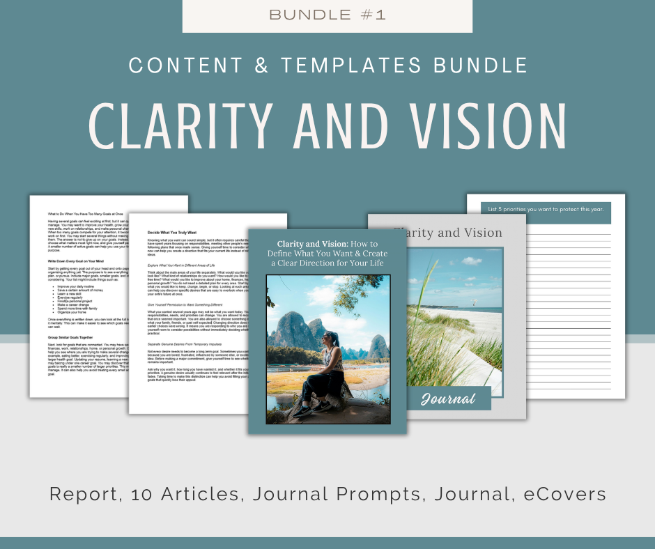 Year of Personal Growth Bundles | 12 Bundles
