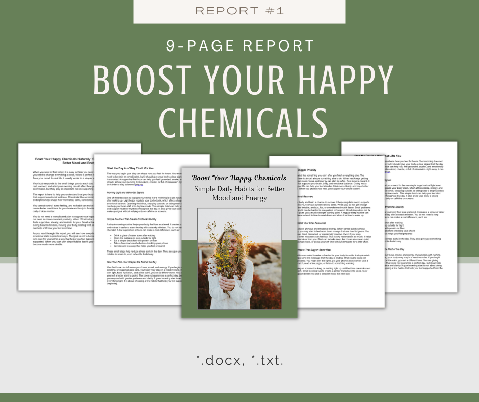 Happy Chemicals Reports | 5 Report Bundle