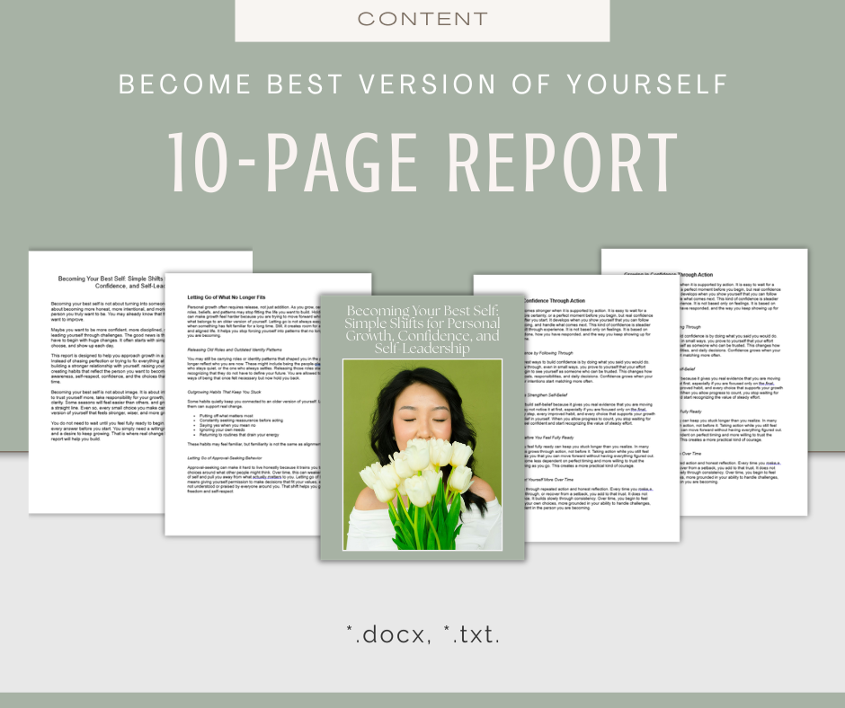 Become the Best Version of Yourself | Report & Articles Bundle