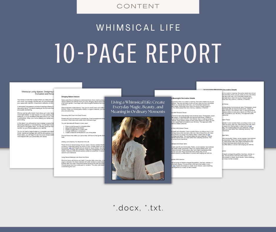 Whimsical Living | Content & Journal Bundle