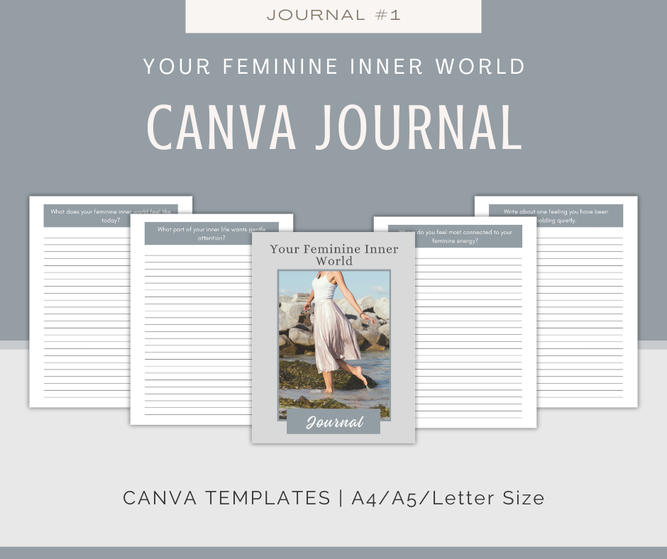 Sacred Feminine Self-Discovery Journal Collection | 10 Journals