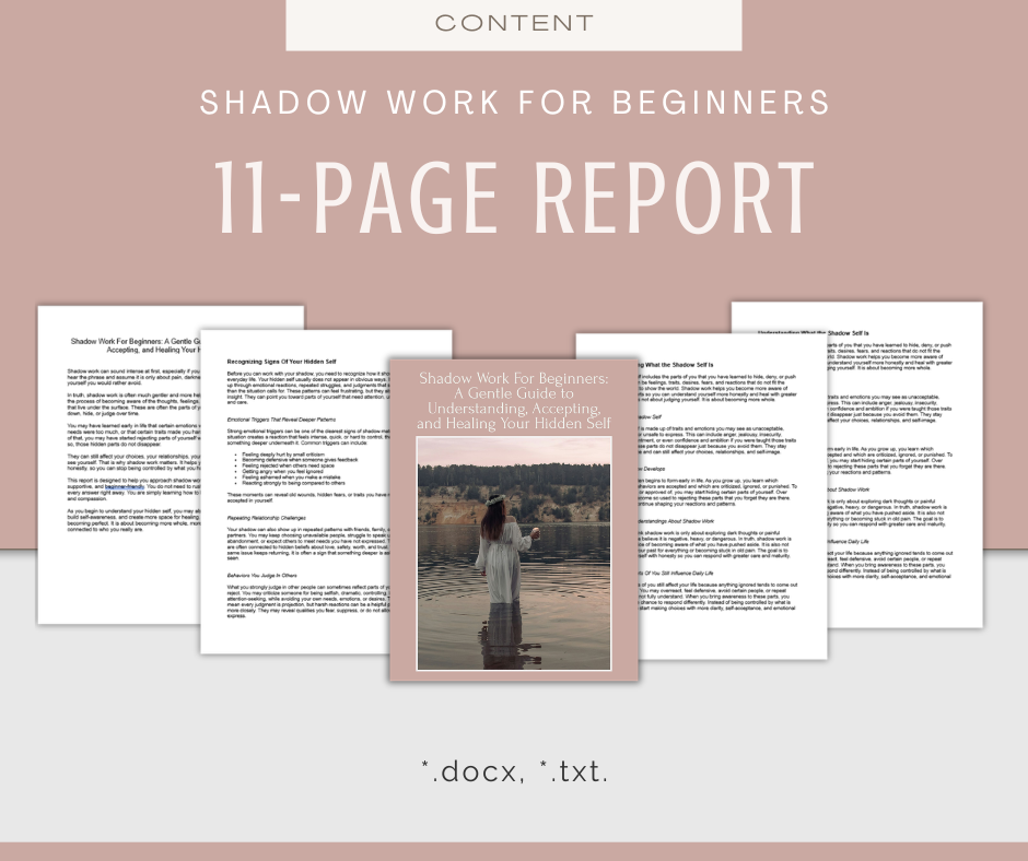 Shadow Work For Beginners | Report & Articles Bundle