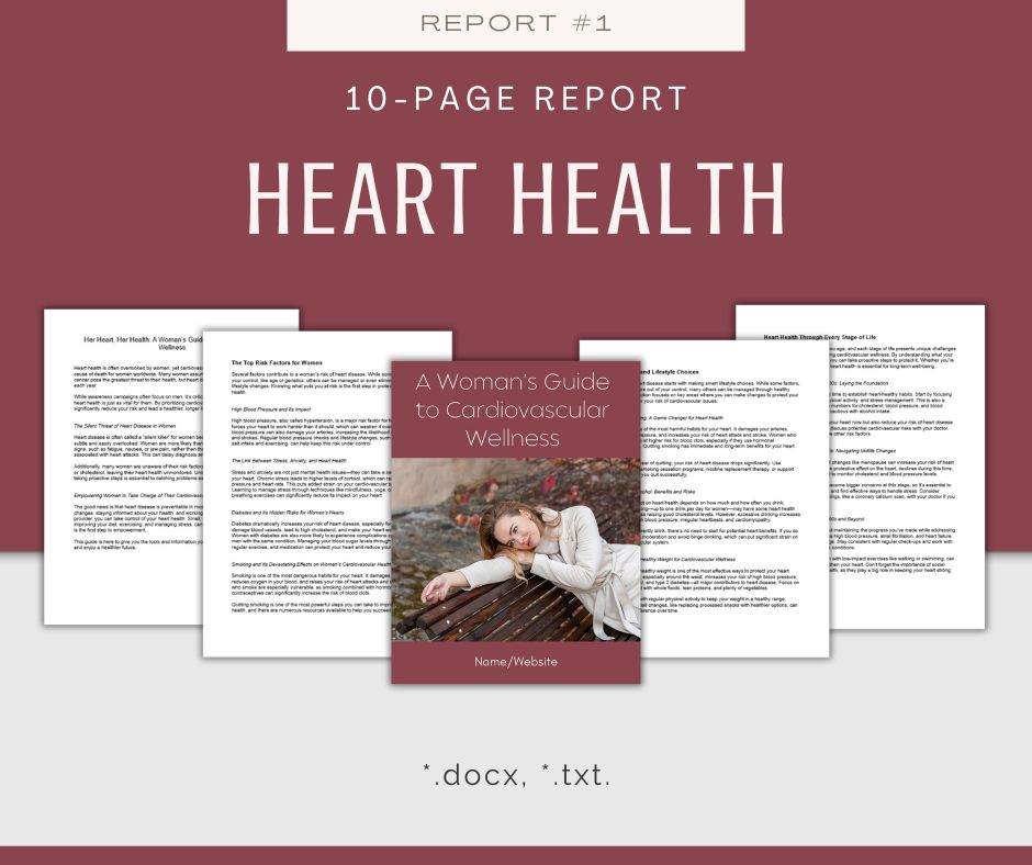 Women's Health Reports | 5 Report Bundle