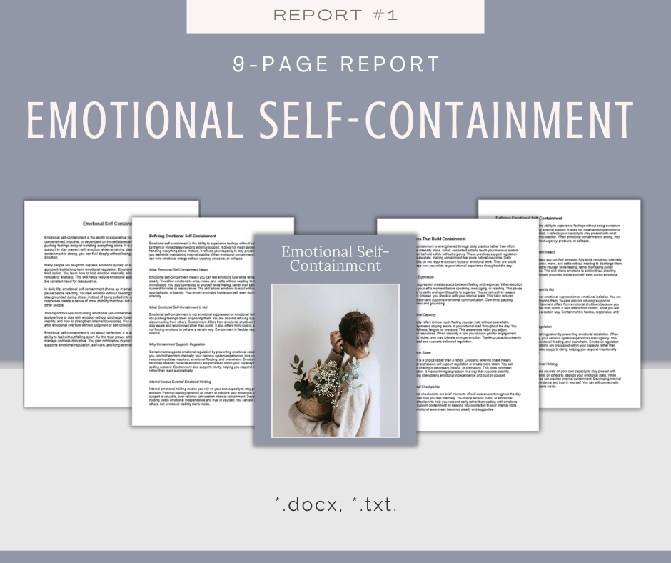 Emotional Regulation Reports | 5 Report Bundle