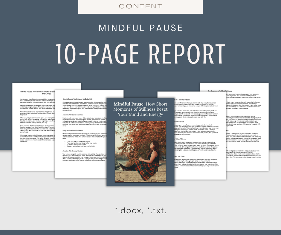 Mindful Pause | Content & Journal Bundle