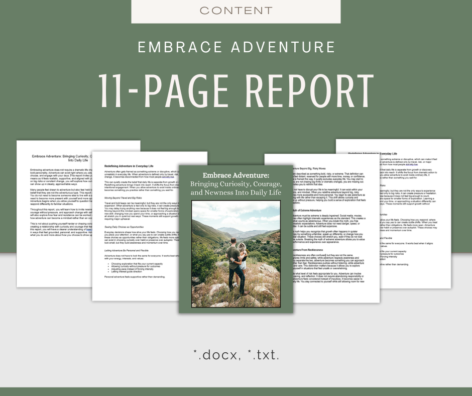 Embrace Adventure | Content & Journal Bundle