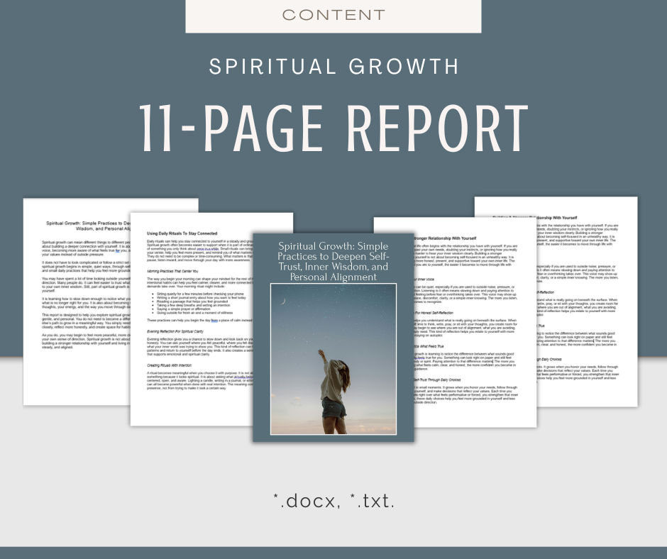 Spiritual Growth | Report & Articles Bundle