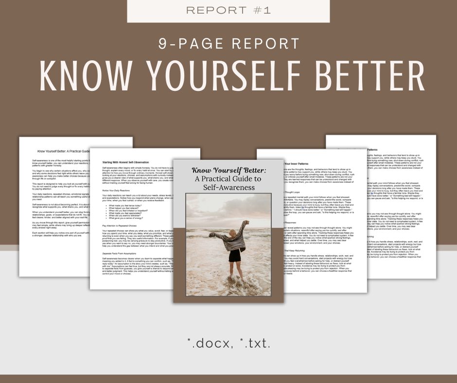 Personal Growth and Self-Help Reports | 5 Report Bundle
