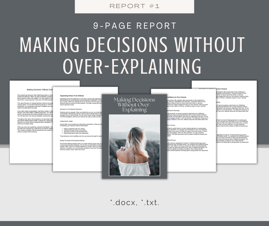 Self-Trust and Identity Reports | 5 Report Bundle