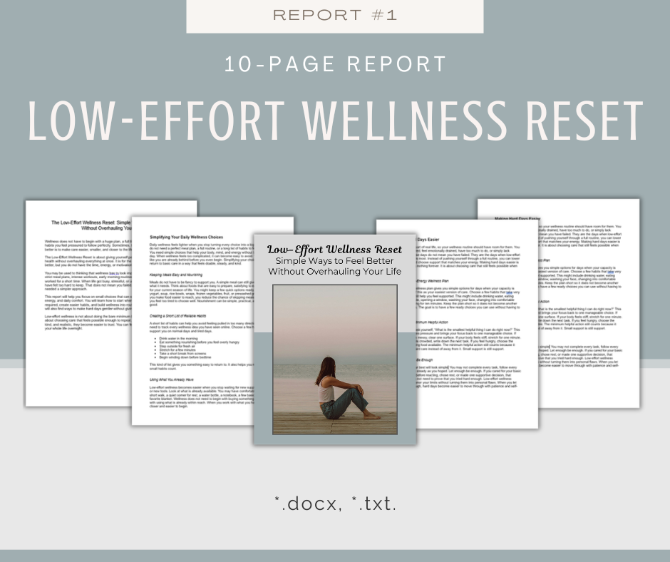 Joy-Based Wellness Reports | 5 Report Bundle