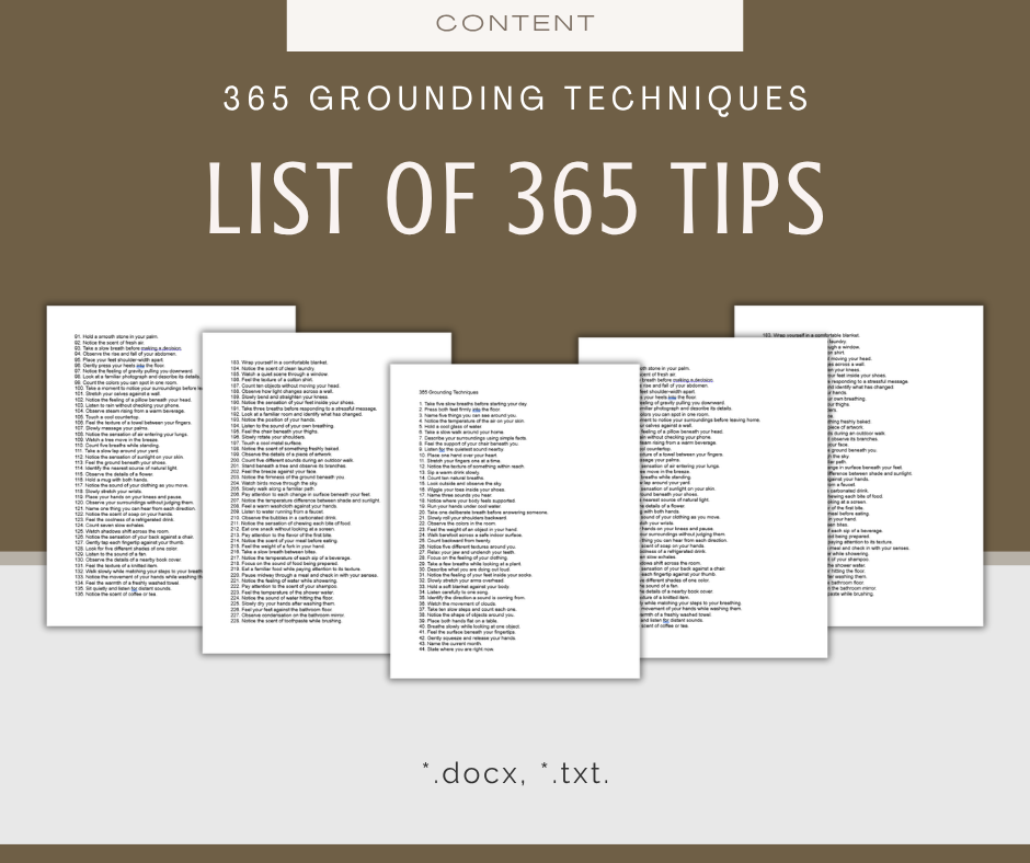365 Grounding Techniques | Content Bundle