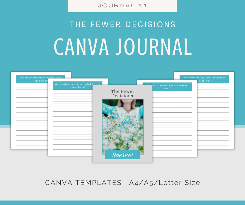 Simple Living for a Clearer Mind Journal Collection | 10 Journals