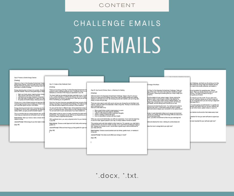 30-Day Everyday Enchantment Challenge