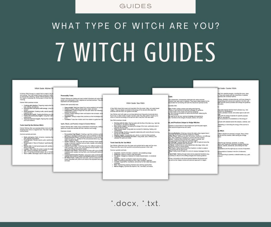 Types of Witches | Workbook, Guides, and Quiz