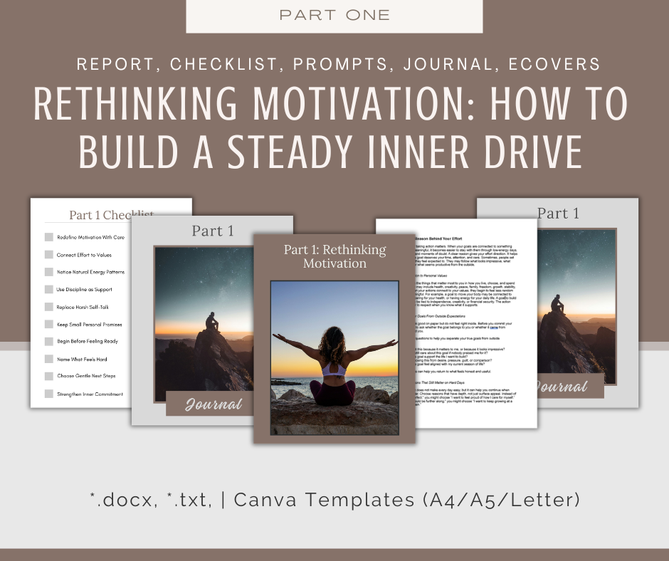 4-Part eCourse: Sustainable Motivation