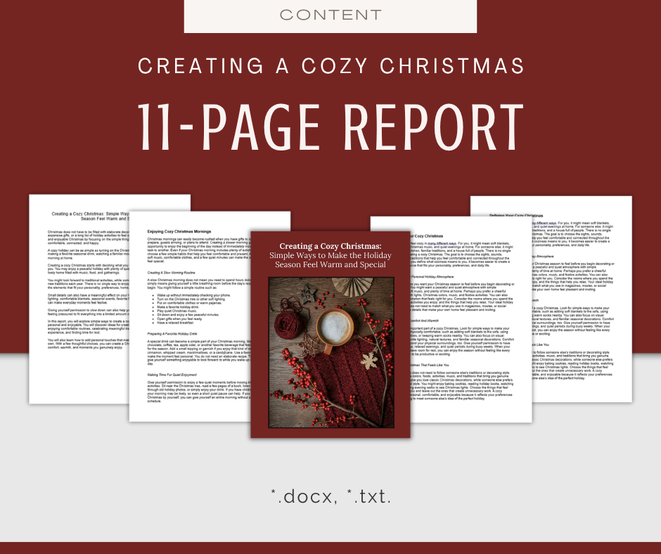 Cozy Christmas | Content & Journal Bundle