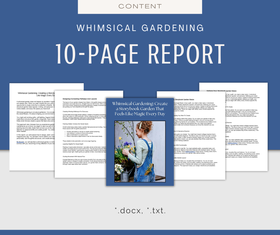 Whimsical Gardening | Content & Journal Bundle