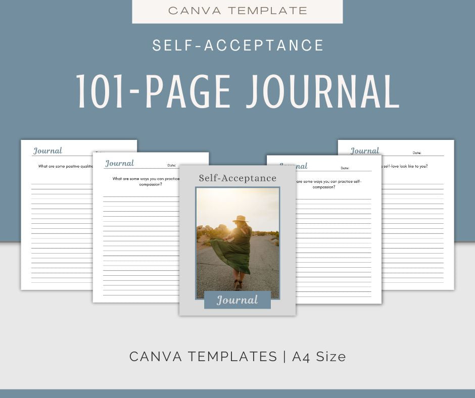 Self-Acceptance | Journal & Affirmations Bundle