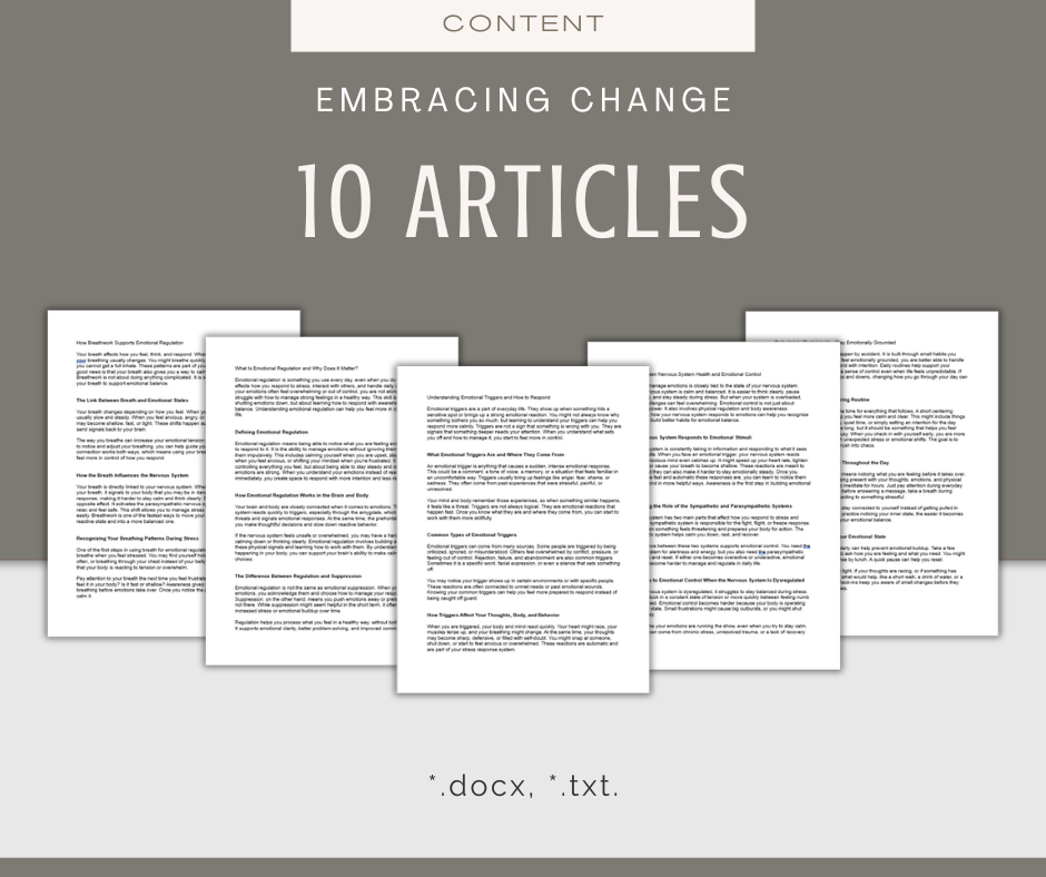 Embracing Change | MEGA Content and Templates Bundle