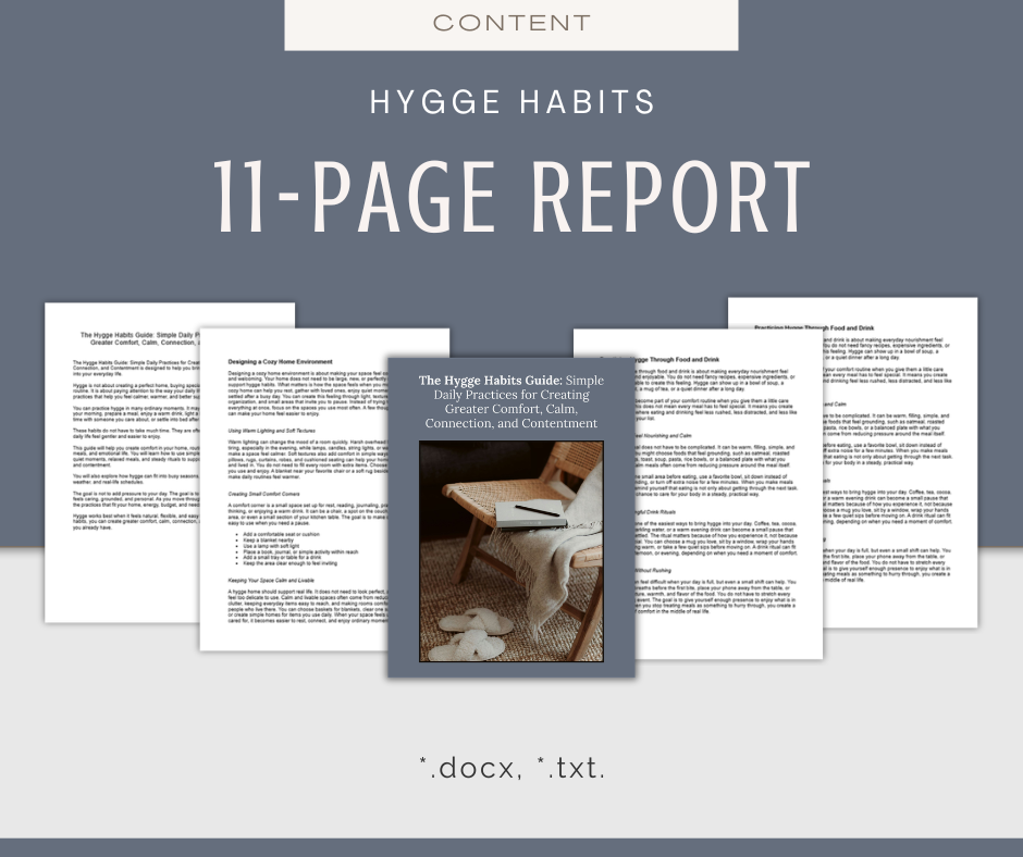 Hygge Habits | Content & Journal Bundle
