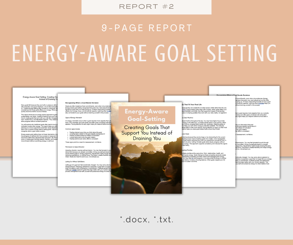 Reclaim Your Energy Reports | 5 Report Bundle