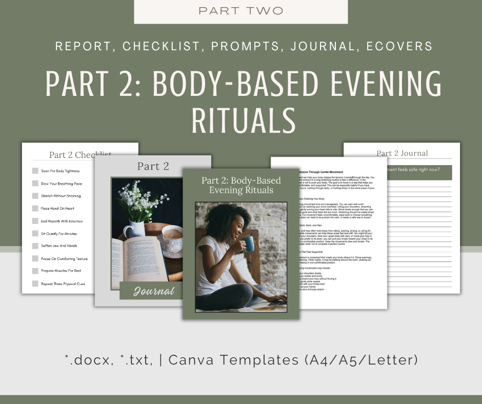4-Part eCourse: Grounding Evening Routine