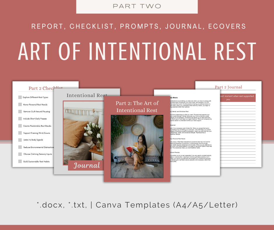 4-Part eCourse: Slow Down, Rest, Reflect