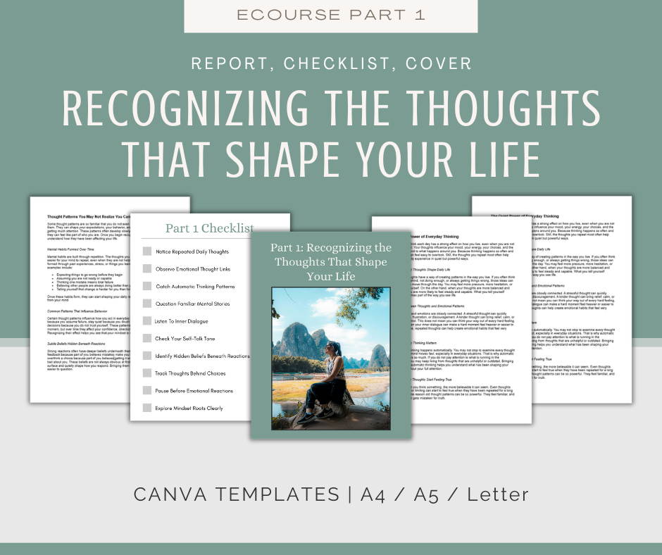 Life-Changing Mindset Shifts | MEGA Content and Templates Bundle