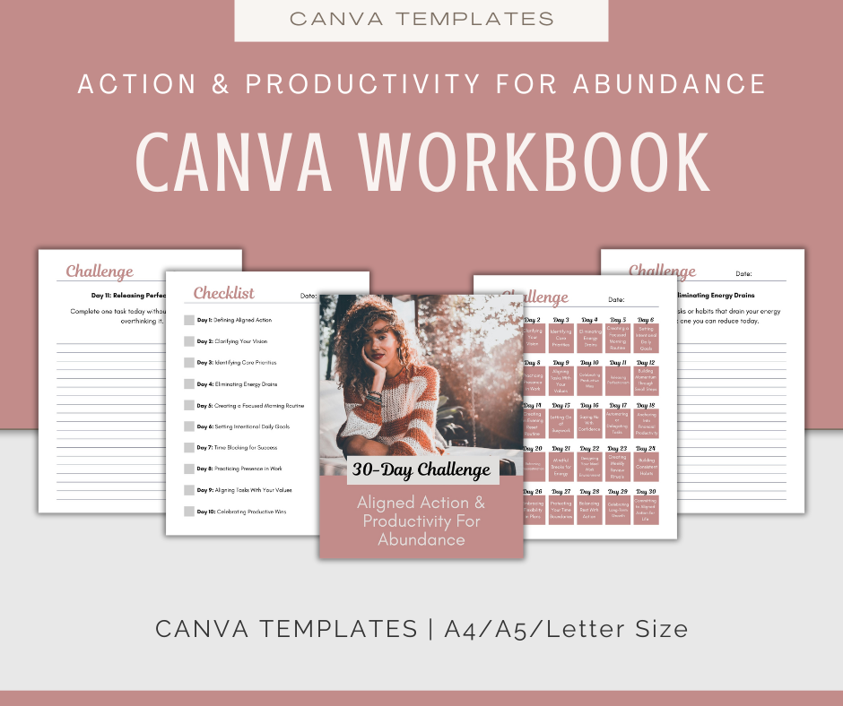 30-Day Aligned Action and Productivity For Abundance Challenge