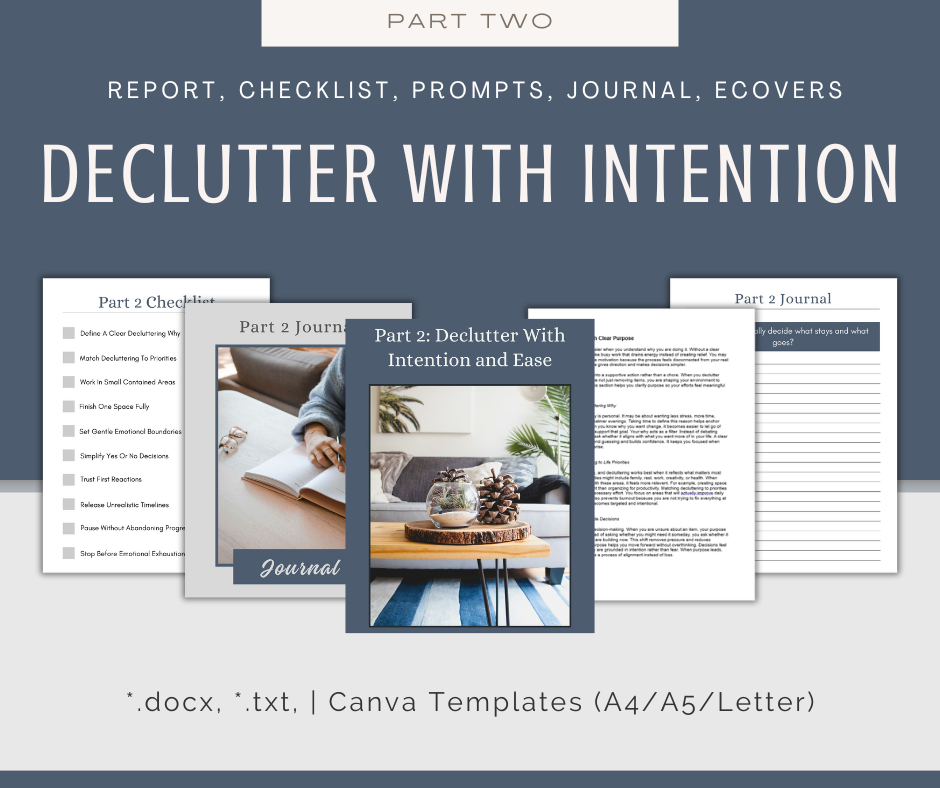 4-Part eCourse: Declutter and Organize
