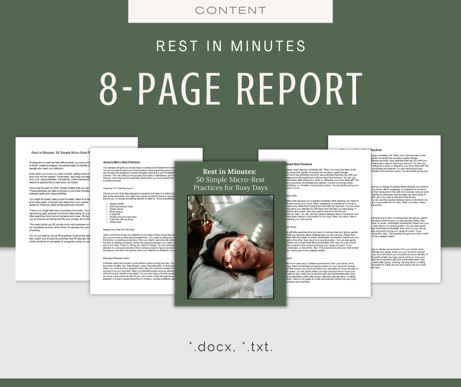 Micro-Rest | Content & Journal Bundle
