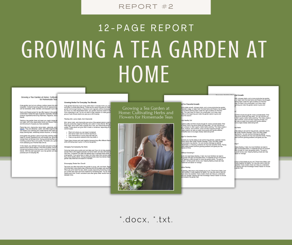 Types of Gardens Reports | 5 Report Bundle