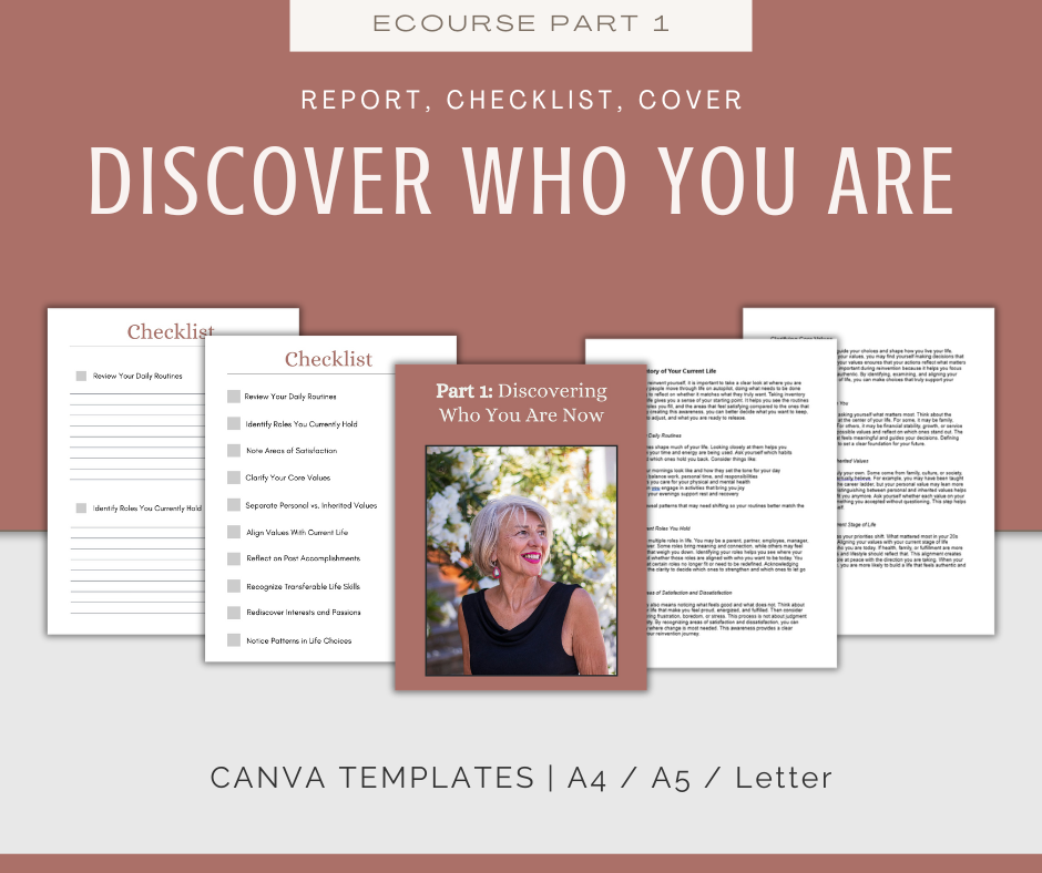 Reinvent Yourself Later in Life | MEGA Content and Templates Bundle
