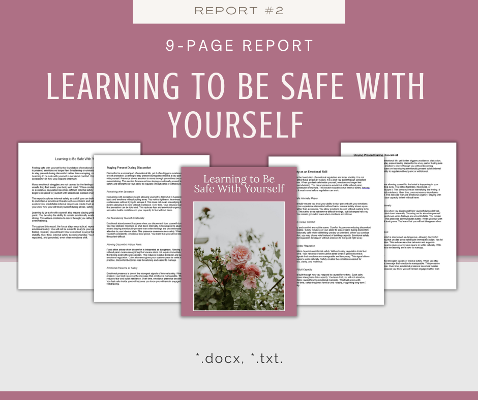 Emotional Regulation Reports | 5 Report Bundle