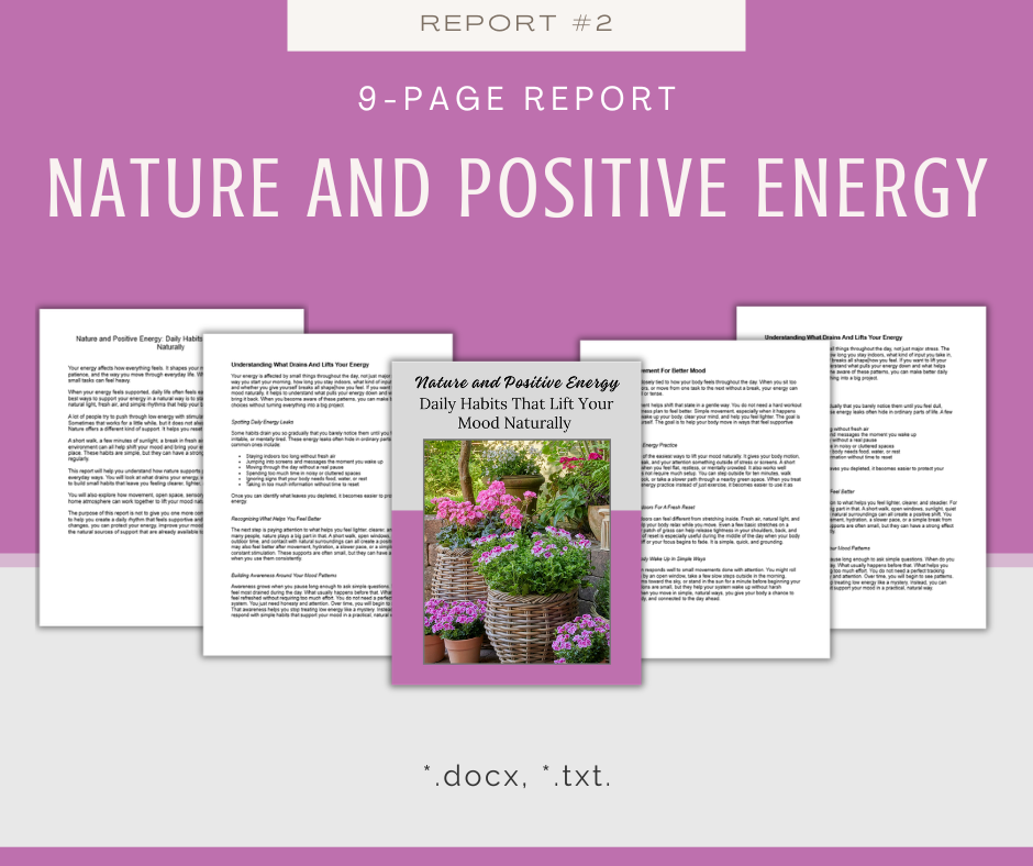 Nature For Everyday Joy | 5 Report Bundle