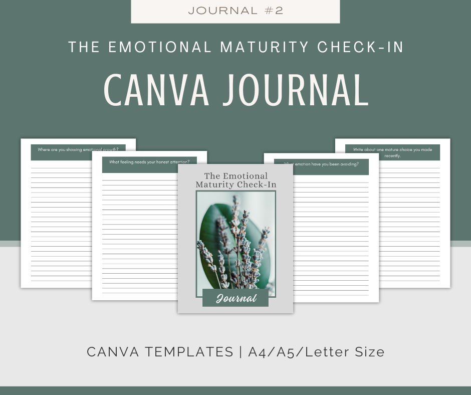 Emotional Maturity and Inner Growth Journal Collection | 10 Journals