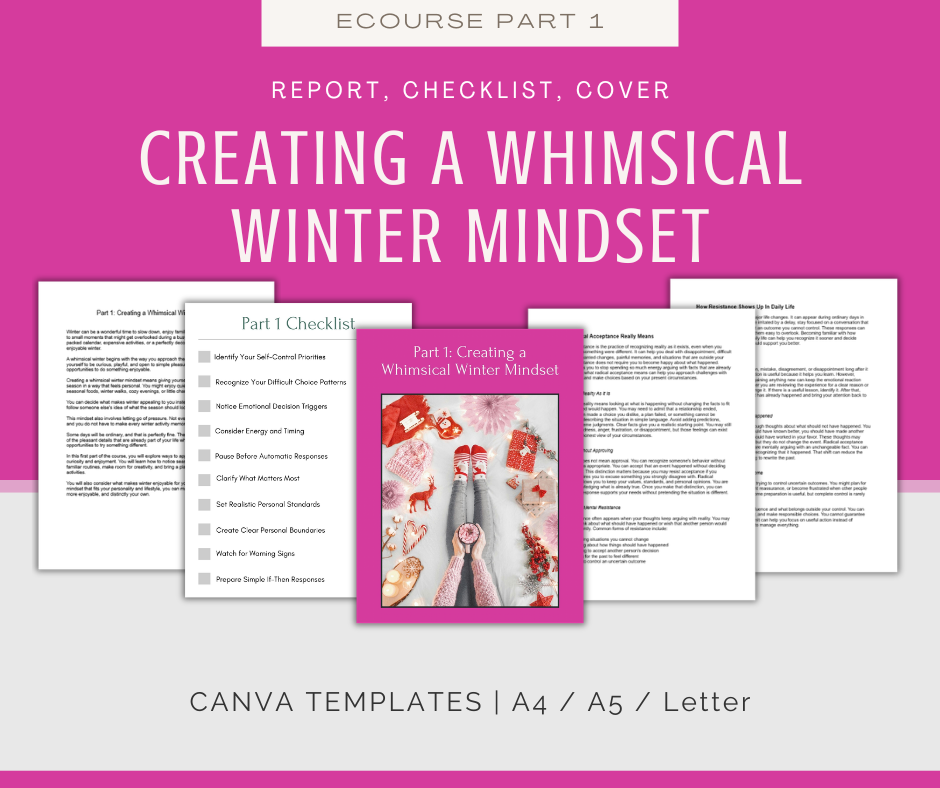 Whimsical Winter | MEGA Content and Templates Bundle