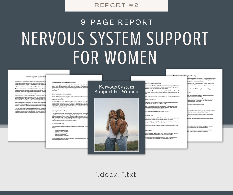 Healthy Habits For Women Reports | 5 Report Bundle