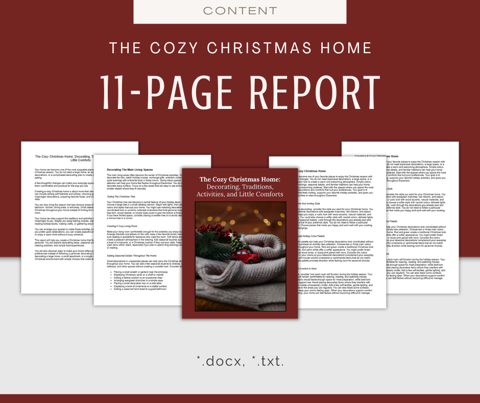 Cozy Christmas | Content & Journal Bundle