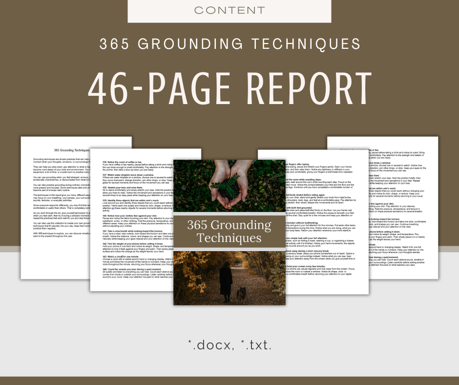 365 Grounding Techniques | Content Bundle