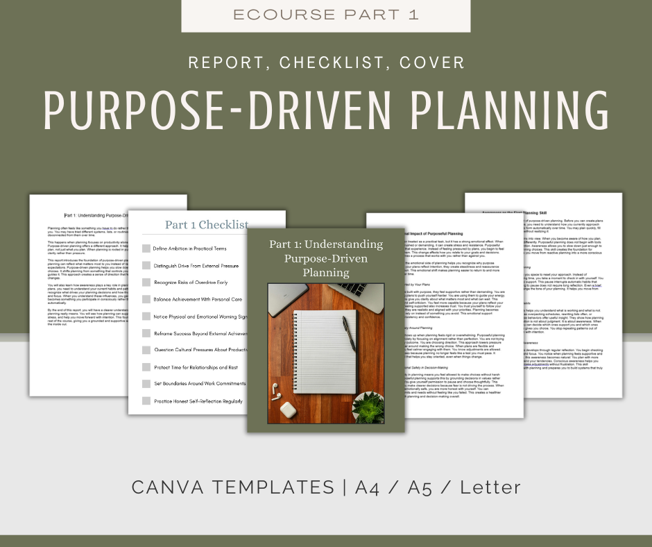 Planning With Purpose | MEGA Content and Templates Bundle