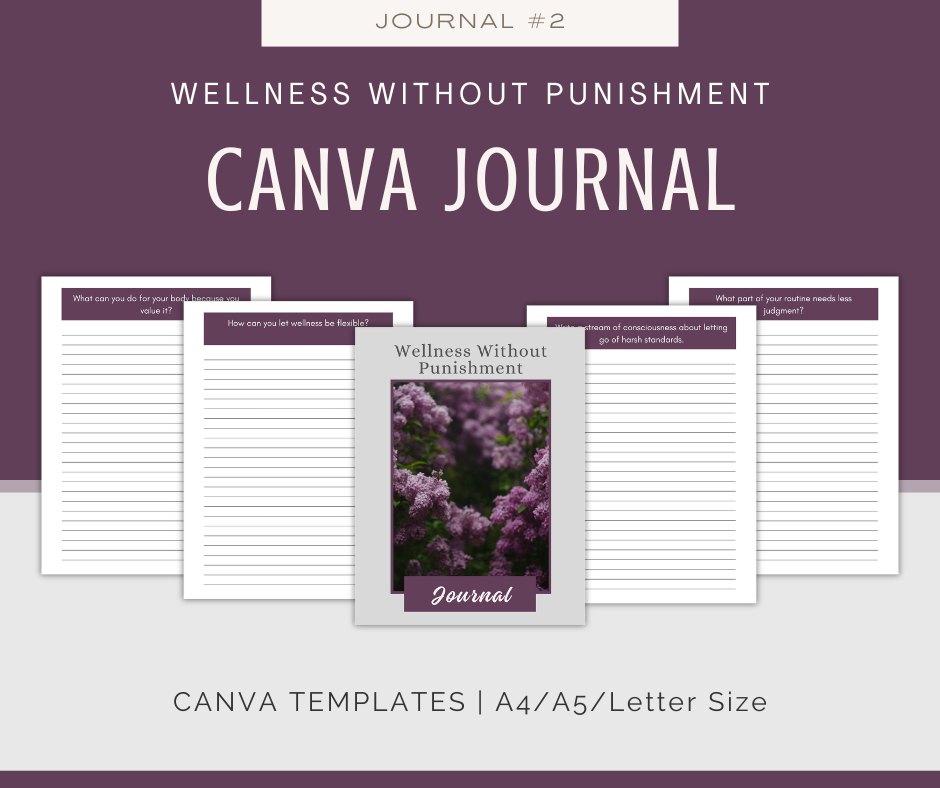 Body Respect and Gentle Wellness Journal Collection | 10 Journals